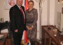 Predsednik Goran Jović i ambasadorka Radmila Hrustanović Predsednik Goran Jović i ambasadorka Radmila Hrustanović