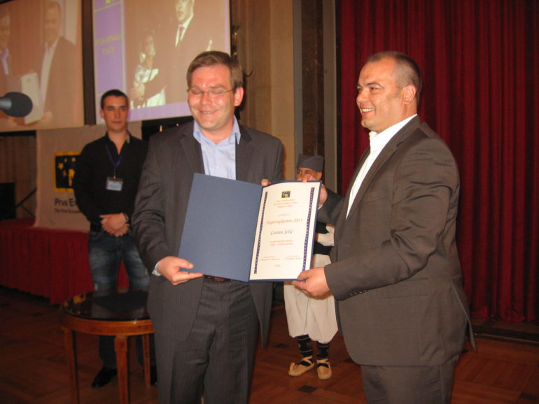 Goran Ješić „Najevropljanin 2011.“