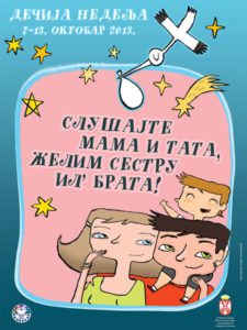 Plakat Dečije nedelje