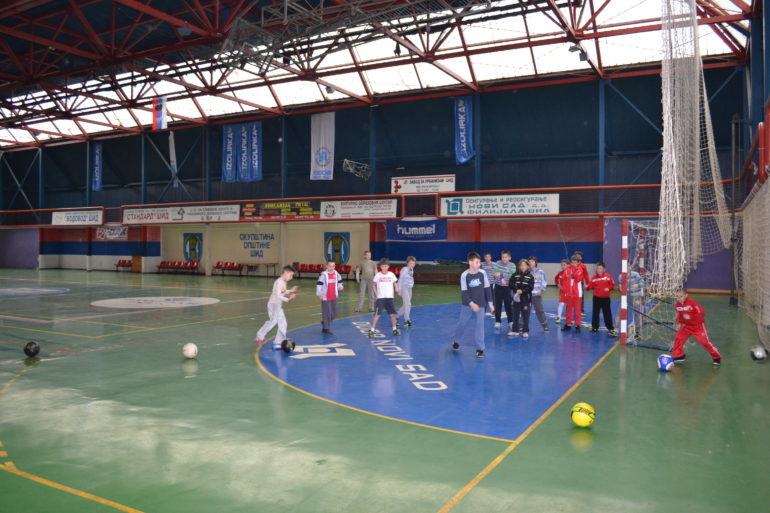 Treninzi u toploj hali