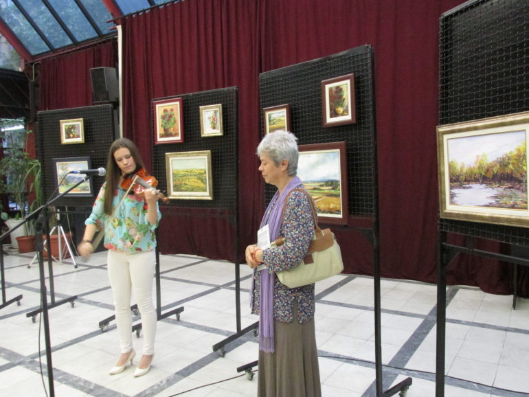 Likovna izložba u Kulturnom centru Rume