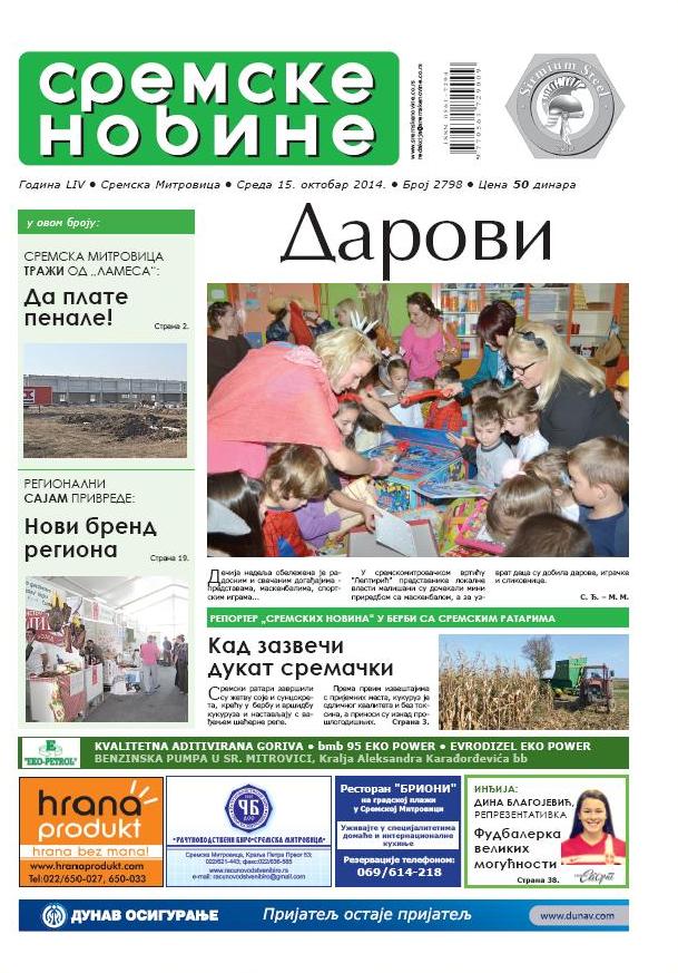Na kioscima je novi broj „Sremskih novina“