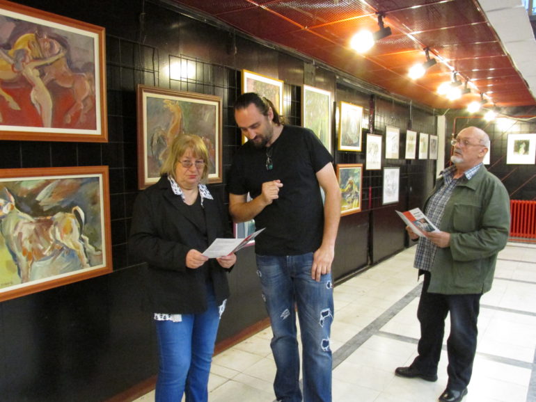 Likovna izložba u Rumi