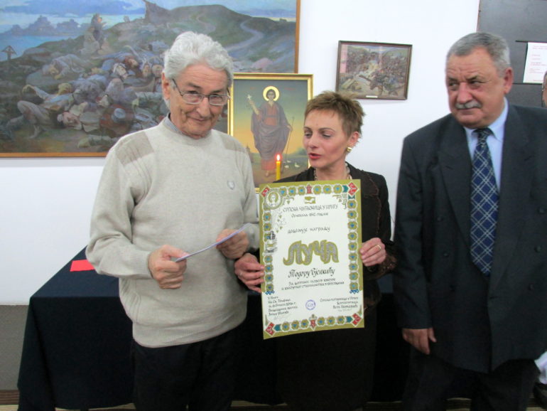 Nagrada „Luča“ uručena Todoru Bjelkiću