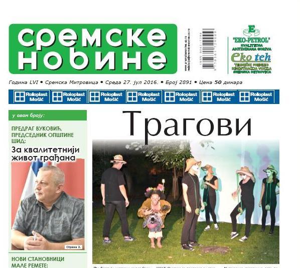 U sredu na kioscima novi broj “Sremskih novina”