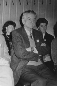 Sava Klickovic na proslavi 150-godisnjice Mitrovacke gimnazije (1988)