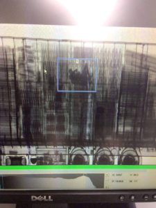 Skener otkrio migrante FOTO UPRAVA CARINA