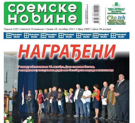 Na kioscima je novi broj „Sremskih novina“