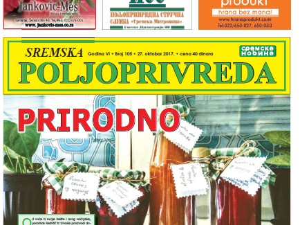 Na kioscima je novi broj „Sremske poljoprivrede“