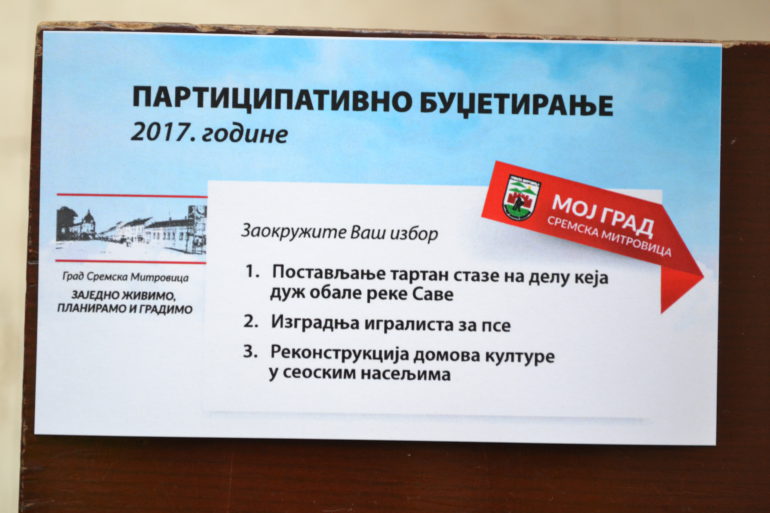 Izjašnjavanje Mitrovčana o participativnom budžetiranju