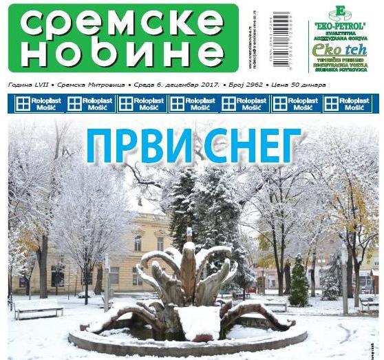 Na kioscima je novi broj „Sremskih novina“