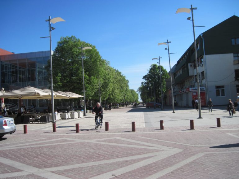 Rampe za bezbednost saobraćaja na šetalištu