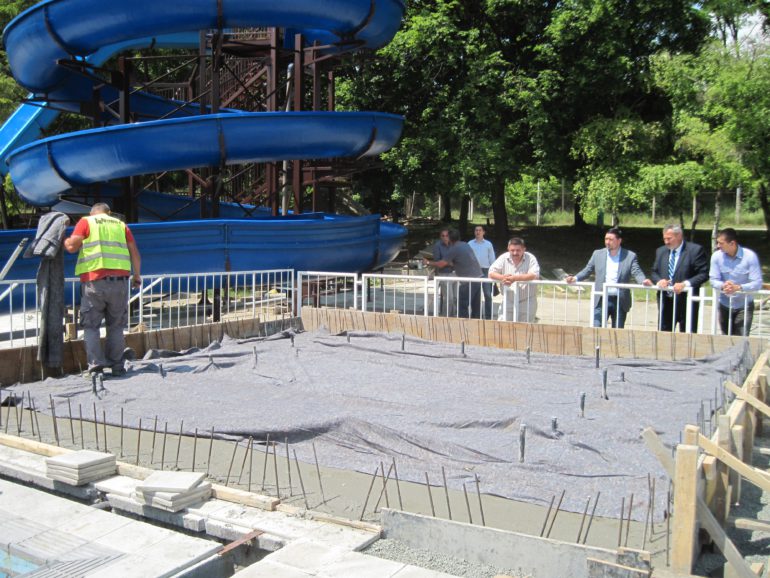 Obilazak radova na gradskom bazenu