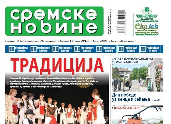 Na kioscima je novi broj „Sremskih novina“