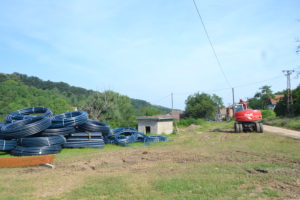Radovi na izgradnji bunarske kućice
