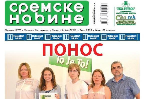 Na kioscima je novi broj „Sremskih novina“