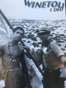 Rumljani Sava Indijanac i Ilija kauboj na snimanju filma o Vinetuu