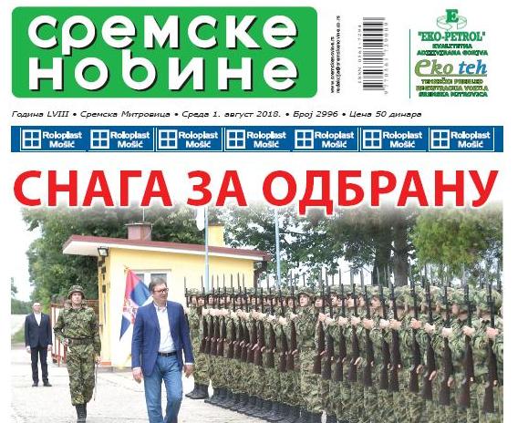 Na kioscima je novi broj “Sremskih novina”