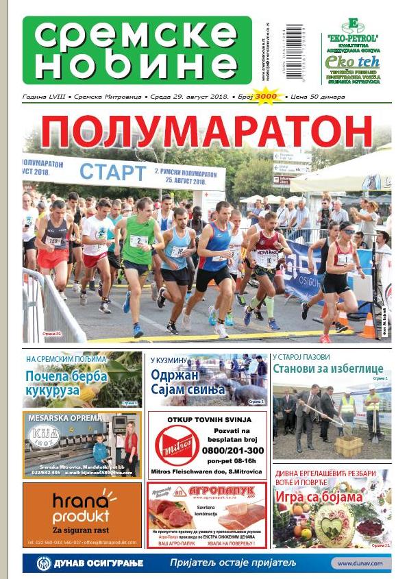 Na kioscima je jubilarni, 3000. broj “Sremskih novina”