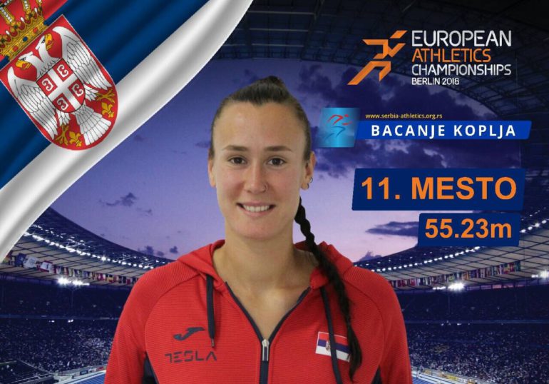 Marija Vučenović zauzela 11. mesto na Prvenstvu Evrope