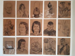 Део изложених радова полазника