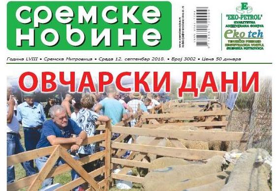 Na kioscima je novi broj “Sremskih novina”