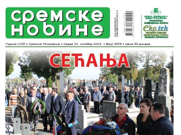 Na kioscima je novi broj „Sremskih novina”