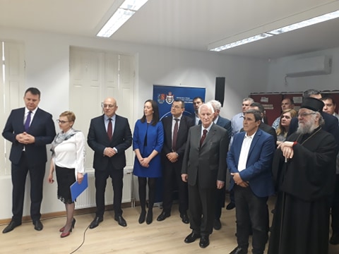 Igor Mirović na svečanom otvaranju Mihizove kuće u Irigu