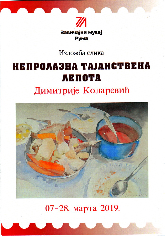 Izložba slika Dimitrija Kolarevića
