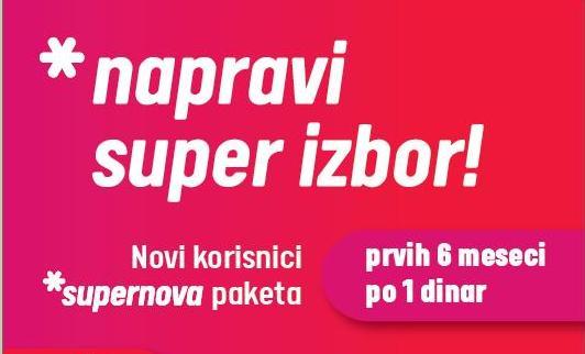 Super cena, super ponuda – *supernova