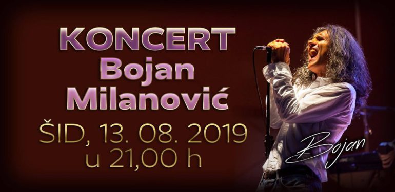 Koncert Bojana Milanovića