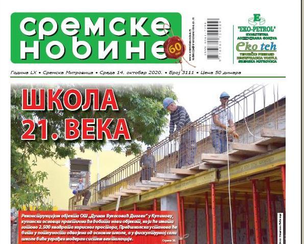 Na kioscima je novi broj Sremskih novina