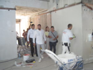 Obilazak radov na izgradnji vrtica 1