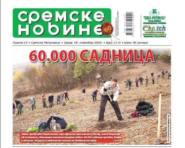 Na kioscima je novi broj Sremskih novina