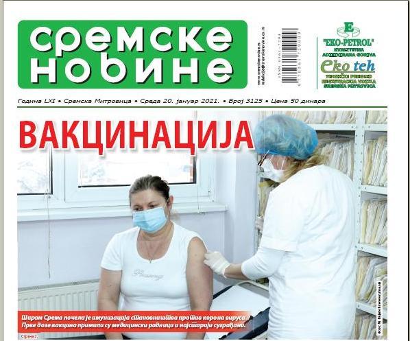 Na kioscima je novi broj Sremskih novina