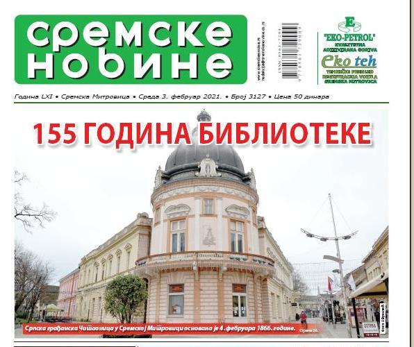 Na kioscima je novi broj Sremskih novina