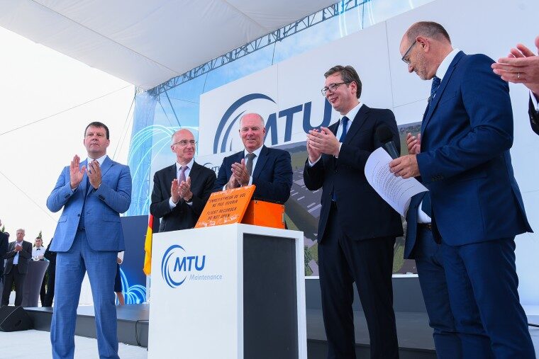 Počela izgradnja postrojenja kompanije MTU Maintenance Serbia u Novoj Pazovi