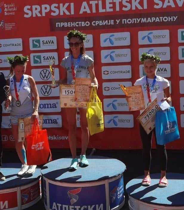 Bronza za atletičarku „Srema“ na Prvenstvu Srbije u polumaratonu