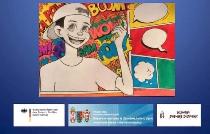 Izložba „Stripovi su super“ u mitrovačkoj biblioteci