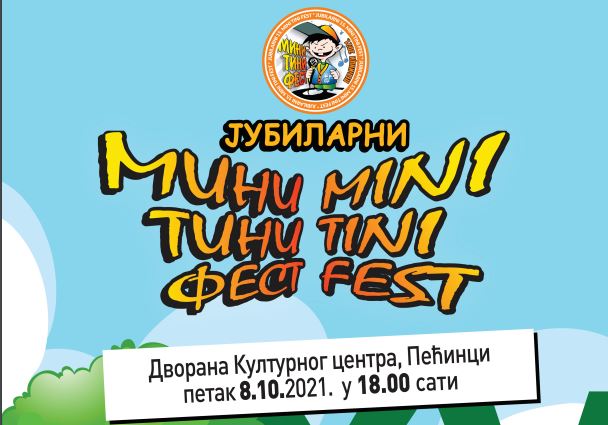 Jubilarni 15. „Mini-tini fest“ u okviru Dečije nedelje
