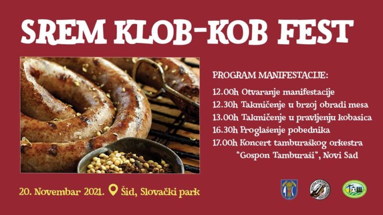„Srem Klob – kob fest“ 20. novembra u Šidu