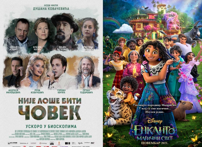 Projekcije filmova “Nije loše biti čovek“ i “Enkanto: Magični svet” u mitrovačkom pozorištu