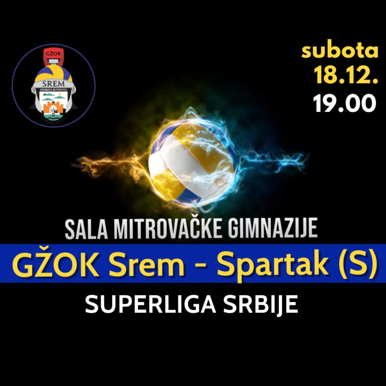 Odbojkašice „Srema“ dočekuju „Spartak“