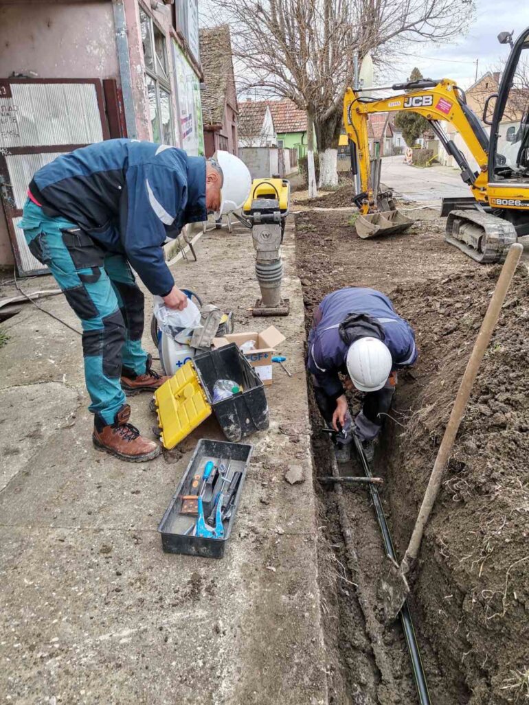 Izgradnja gasne mreže u Matoševoj ulici