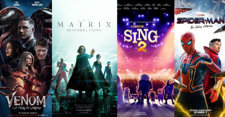 Projekcije filmova “Sing 2”, “Venom 2”,  “Spajdermen” i “Matrix 4”