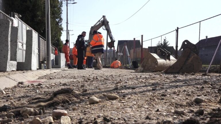 U toku radovi na izgradnji atmosferske kanalizacije u bloku 9 u Novoj Pazovi