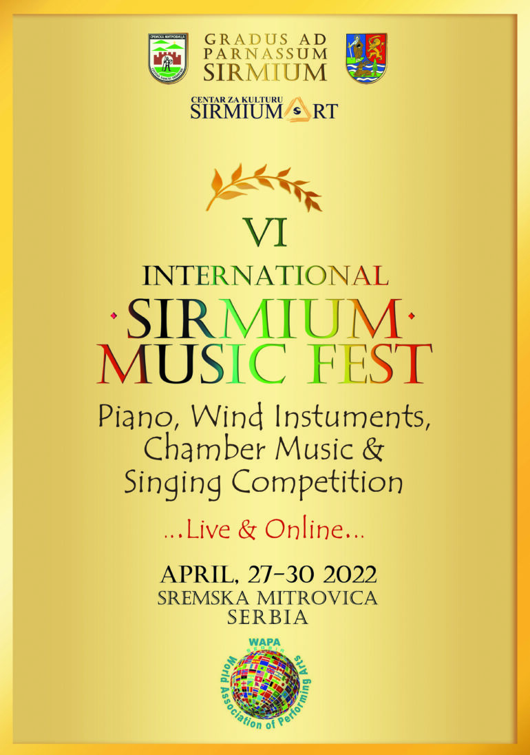 VI Internacionalno takmičenje „Sirmium music fest“