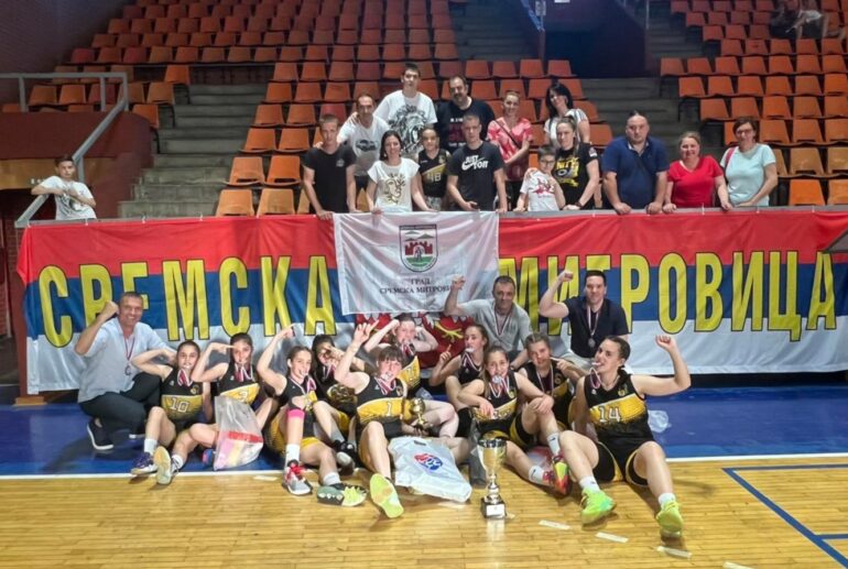 Košarkašice ŽKK „Srem“ vicešampionke Srbije
