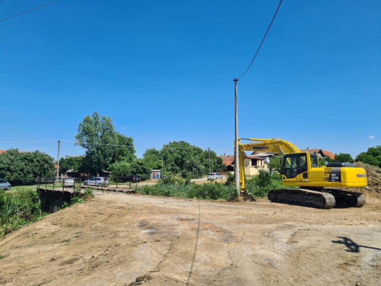 DOBRA VEST, počela izgradnja novog mosta preko kanala Bogaz