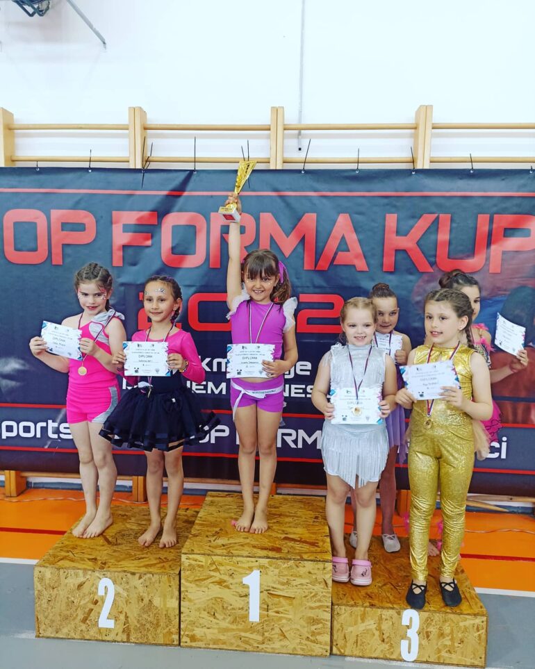 Talentovana gimnastičarka Isidora Simeunović: Bez treme do medalja